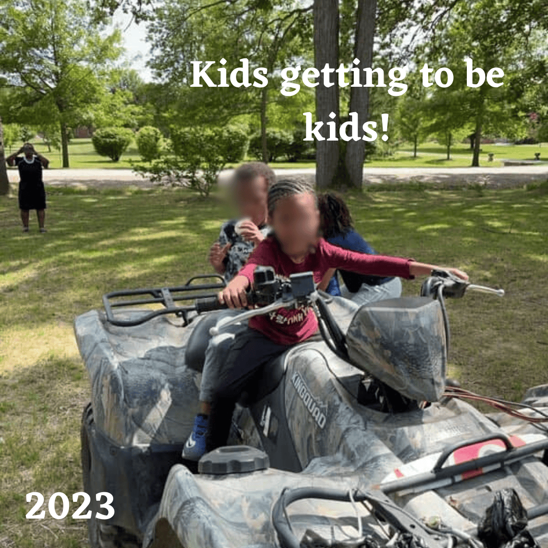 Kids at the farm
