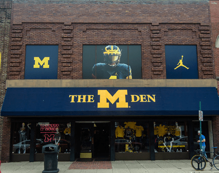 University of Michigan-M Den novelity shop